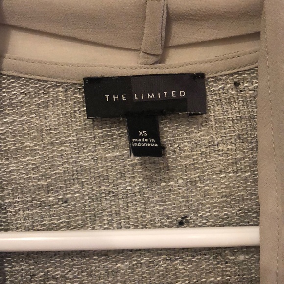 XS Long Gray Open Cardigan from The Limited - Picture 6 of 6